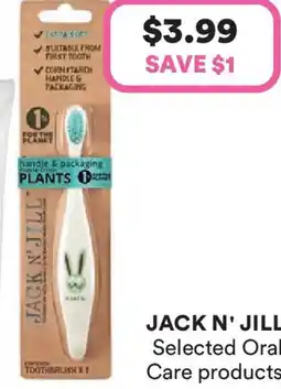 Priceline Jack N' Jill Bio Toothbrush Bunny offer
