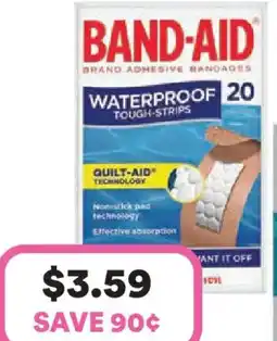 Priceline Band-aid waterproof tough-strips 20 offer
