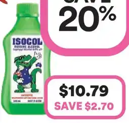 Priceline Isocol Rubbing Alcohol offer
