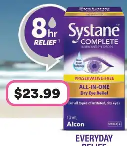 Priceline Systane complete lubricant eye drops offer