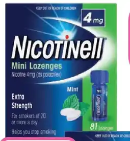 Priceline Nicotinell Mini Lozenges offer