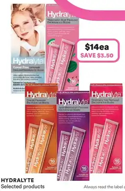 Priceline HYDRALYTE Selected products offer