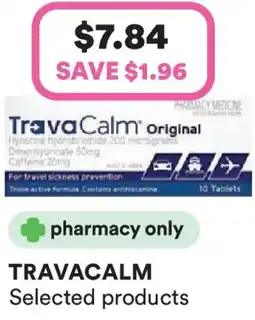 Priceline Travacalm Original offer