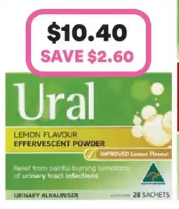Priceline Ural lemon flavour effervescent powder offer