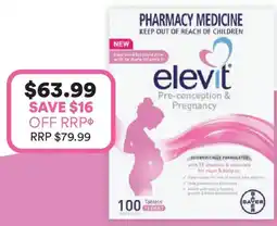 Priceline Elevit Pre-conception & Pregnancy offer