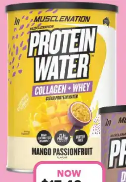 Priceline Musclenation protein water collagen+whey offer