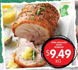 Spudshed Pork shoulder roast boneless offer