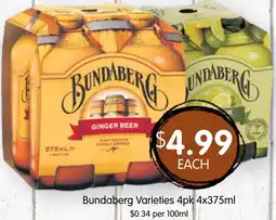 Spudshed Bundaberg Varieties offer
