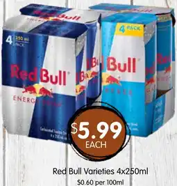 Spudshed Red Bull Varieties offer