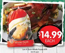 Spudshed Luv A Duck Whole Frozen #19 offer