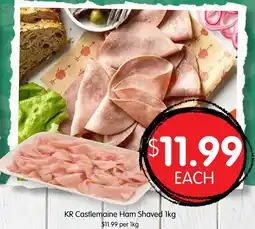 Spudshed Kr castlemaine ham shaved offer