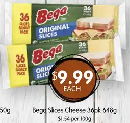 Spudshed Bega Slices Cheese 36pk offer