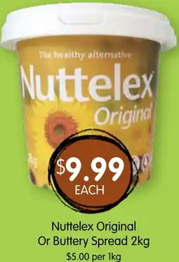 Spudshed Nuttelex Original Or Buttery Spread offer