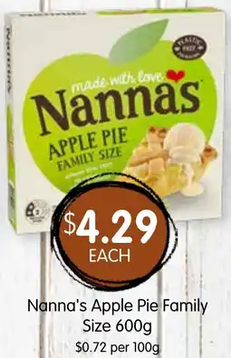 Spudshed Nanna's Apple Pie Family Size offer