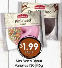 Spudshed Mrs Mac's Donut Varieties offer
