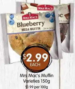 Spudshed Mrs Mac's Muffin Varieties offer