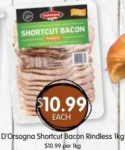 Spudshed D'Orsogna Shortcut Bacon Rindless offer