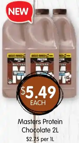 Spudshed Masters Protein Chocolate offer