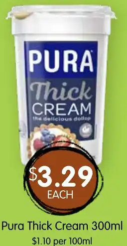 Spudshed Pura Thick Cream offer