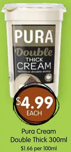 Spudshed Pura Cream Double Thick offer