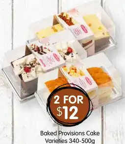 Spudshed Baked Provisions Cake Varieties offer