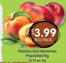Spudshed Peaches and Nectarines Prepacked offer