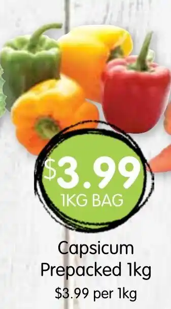 Spudshed Capsicum Prepacked offer