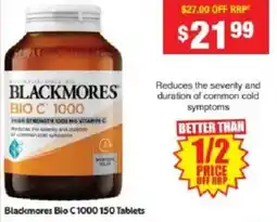 Chemist Warehouse Blackmores Bio C 1000 offer