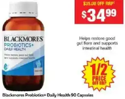 Chemist Warehouse Blackmores Probiotics+ Daily Health offer