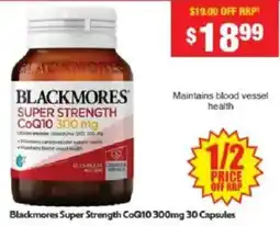 Chemist Warehouse Blackmores Super Strength CoQ10 offer