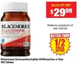Chemist Warehouse Blackmores Glucosamine Sulfate offer