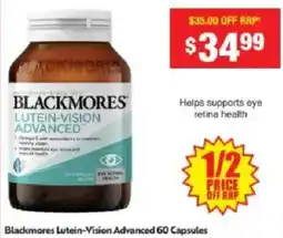 Chemist Warehouse Blackmores Lutein-Vision Advanced offer