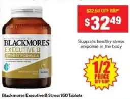 Chemist Warehouse Blackmores Executive B Stress offer