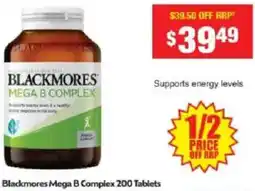 Chemist Warehouse Blackmores Mega B Complex offer