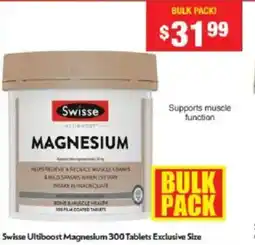 Chemist Warehouse Swisse Ultiboost High Strength Magnesium Powder Orange offer