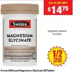 Chemist Warehouse Swisse Ultiboost Magnesium Glycinate offer
