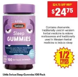 Chemist Warehouse Little Swisse Sleep Gummies offer