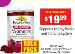 Chemist Warehouse Nature's Way Adult Vita Gummies Women's offer