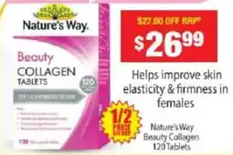 Chemist Warehouse Nature's Way Beauty Collagen offer
