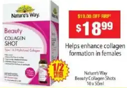 Chemist Warehouse Nature's Way Beauty Collagen Shots offer