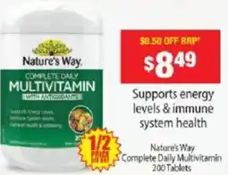 Chemist Warehouse Nature's Way Complete Daily Multivitamin offer