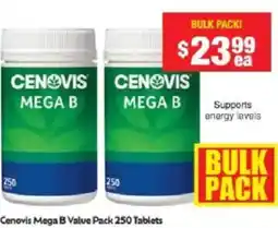 Chemist Warehouse Cenovis Mega B Value Pack offer