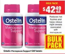 Chemist Warehouse Ostelin Menopause Support offer