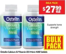 Chemist Warehouse Ostelin Calcium & Vitamin D3 Minis offer