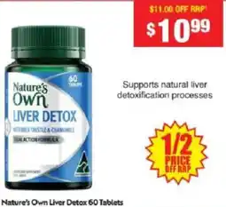 Chemist Warehouse Nature's Own Liver Detox offer