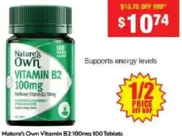 Chemist Warehouse Nature's Own Vitamin B2 offer