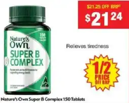 Chemist Warehouse Nature's Own Super B Complex offer