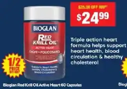 Chemist Warehouse Bioglan Red Krill Oil Active Heart offer