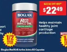 Chemist Warehouse Bioglan Red Krill Active Joints offer