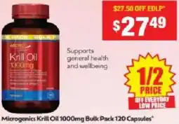 Chemist Warehouse Microgenics Krill Oil Bulk Pack offer